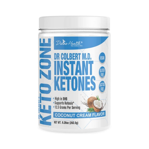 Divine Health Dr. Colbert M.D. Instant Ketones Coconut Cream Flavour - 262.5 g