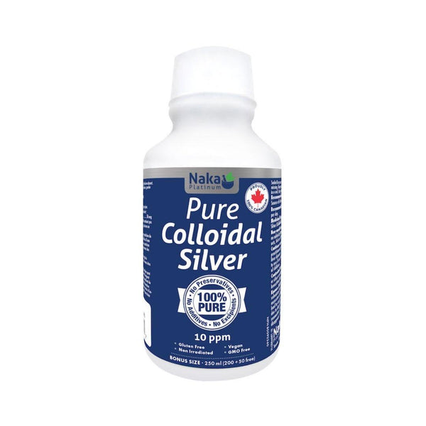 Naka Platinum Pure Colloidal Silver 10 ppm - 250 mL