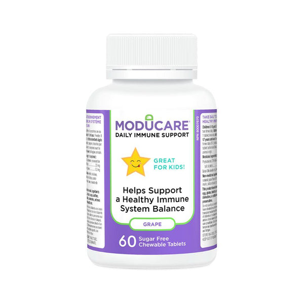 Moducare Daily Immune Support Kids (Grape) - 60 Chewable Tablets