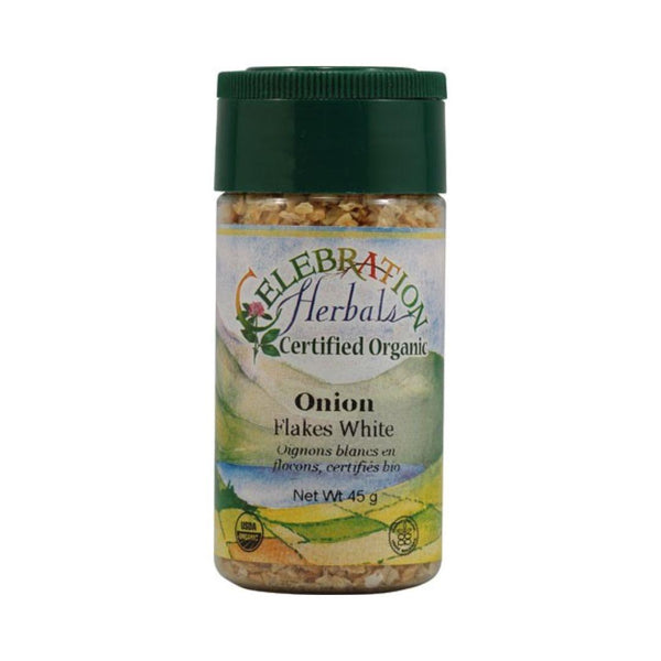 Celebration Herbals Organic Onion Flakes (White) - 50 g