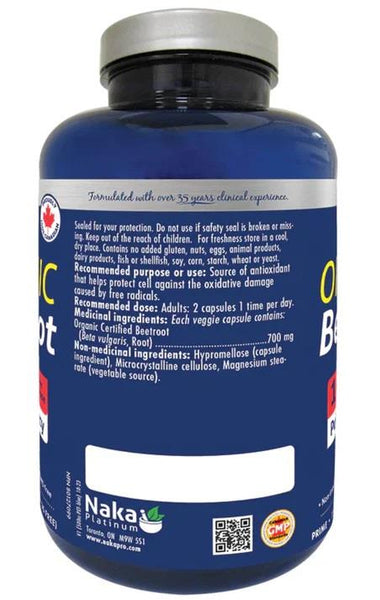 Naka - Organic Beetroot 75 Vcaps