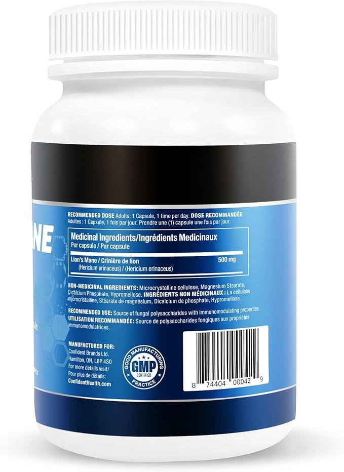 Confident Health - Lion's Mane 120 Vcaps