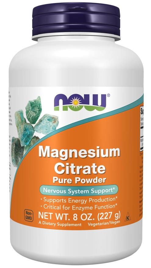 NOW - Magnesium Citrate Powder 227g