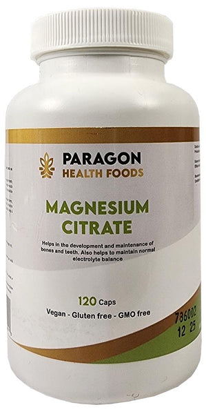 Paragon Health Foods Magnesium Citrate 120 Vcaps