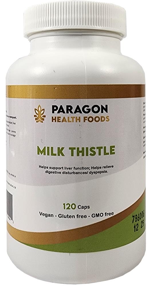 Paragon Health Foods Milk Thistle 120 Vcaps