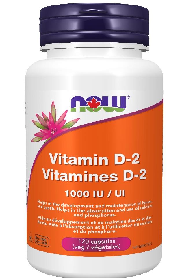 Now - Vitamin D2 (Vegan) 1000IU