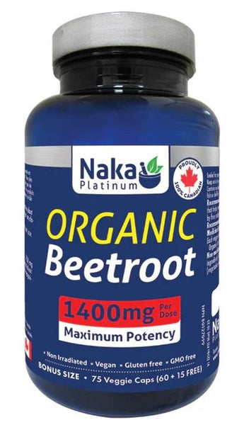 Naka - Organic Beetroot 75 Vcaps