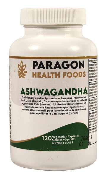 Paragon Health Foods Ashwagandha 120 Vcaps