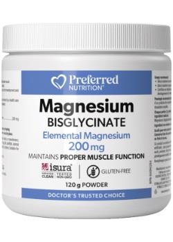 Preferred Nutrition - Magnesium Bisglycinate Powder 120g