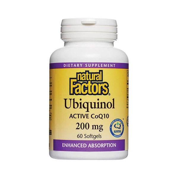 Natural Factors Ubiquinol 200mg Gelcaps