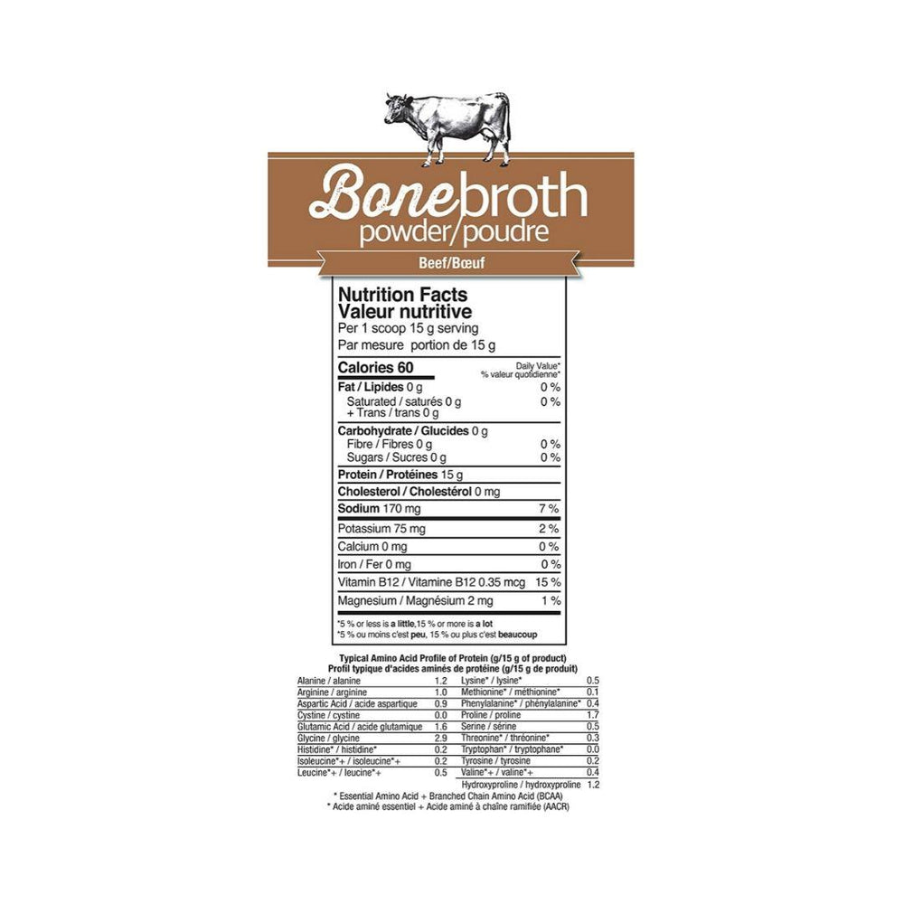 Prairie Naturals Beef Bone Broth - 300g Powder