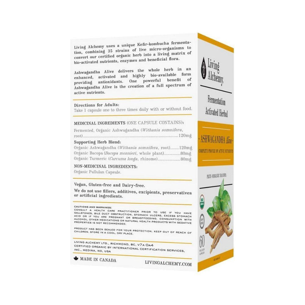 Living Alchemy Ashwagandha 60 Capsules