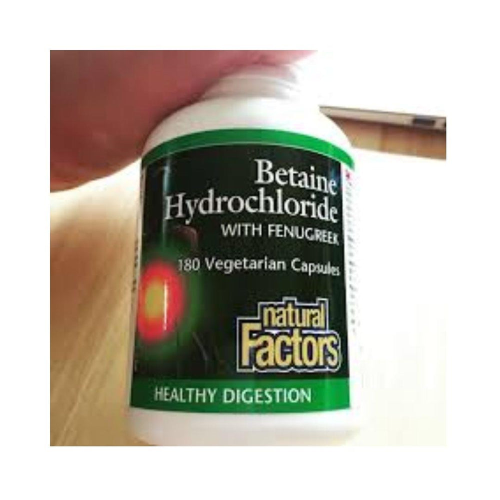 Natural Factors Betain HCL w/ Fenugreek