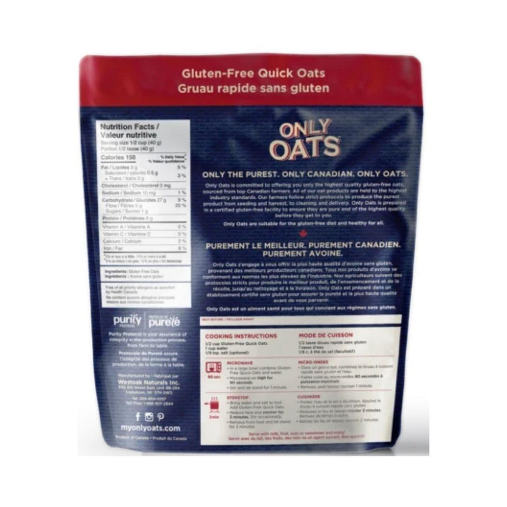 Only Oats Gluten-Free Quick Oats - 1 kg