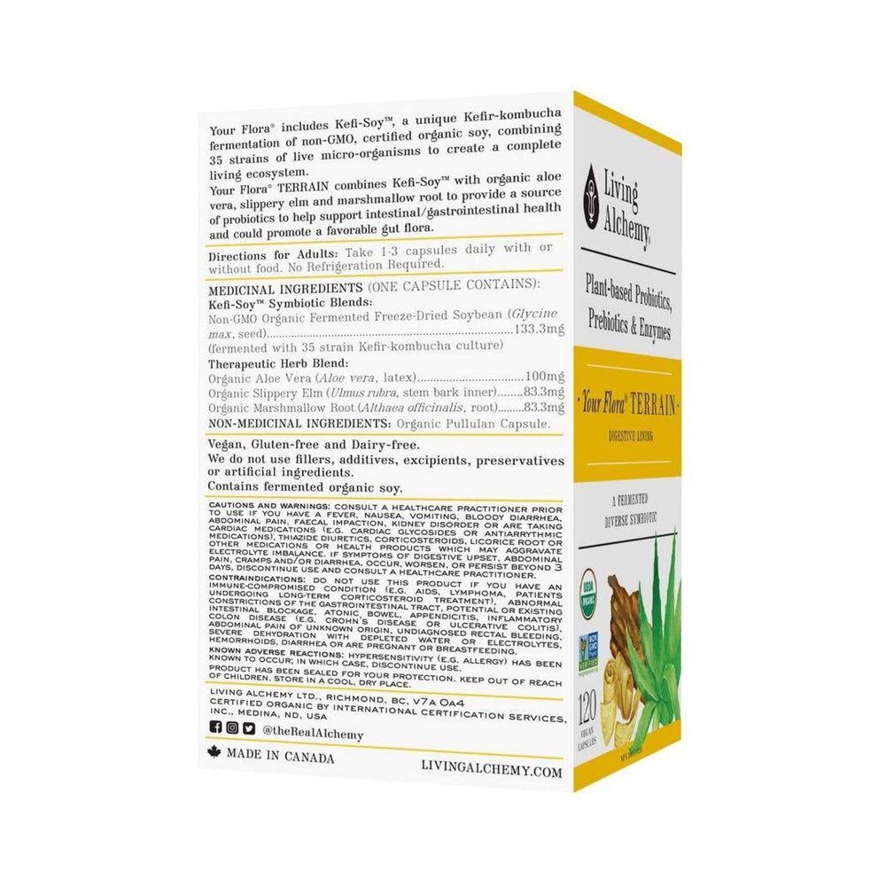 Living Alchemy Your Flora TERRAIN 60 Capsules