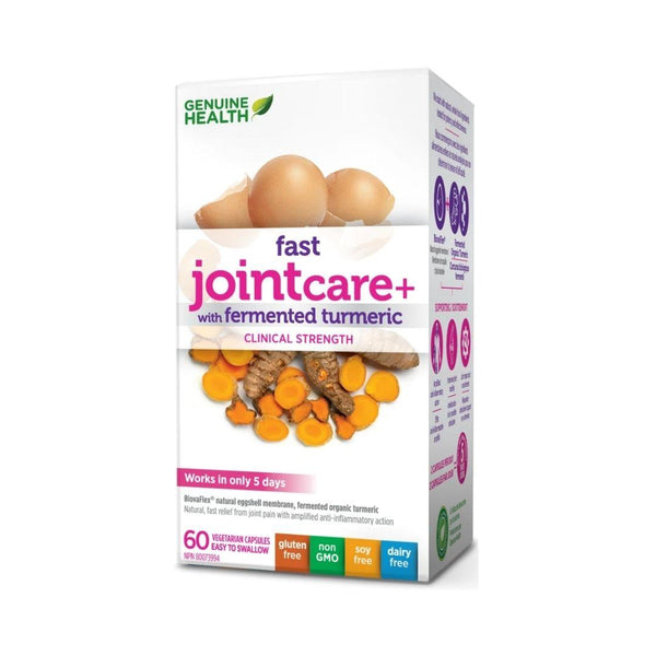 Genuine Health Fast Joint Care + with Fermented Tumeric - 60 Capsules