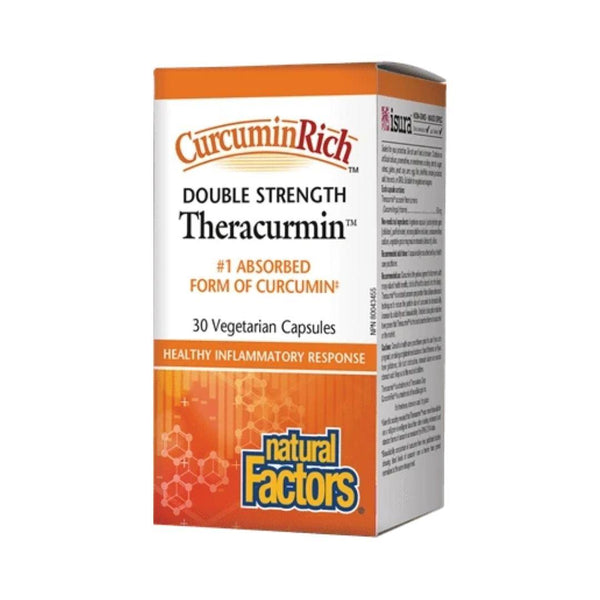Natural Factors CurcuminRich Theracurmin (Double Strength) - 30 Vegetarian Capsules