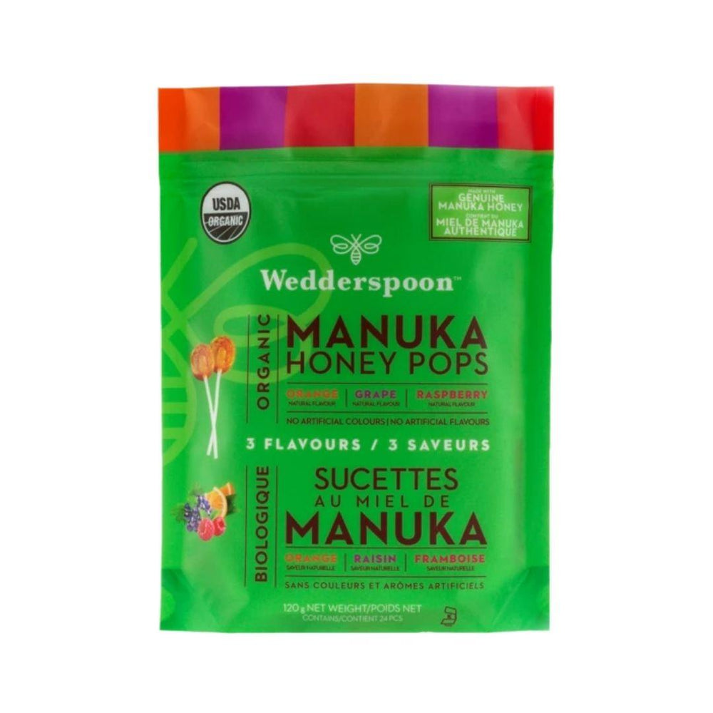 Wedderspoon Manuka Honey Pops - 24 Pops