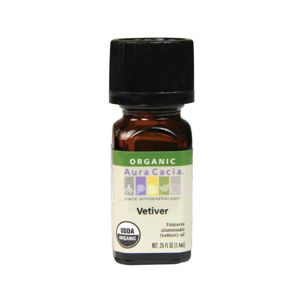 Organic Aura Cacia vetiver essential oils - 7.4ml
