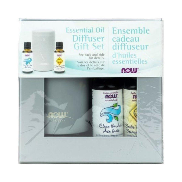 Now Ultrasonic Diffuser & Essential Oil Gift Set
