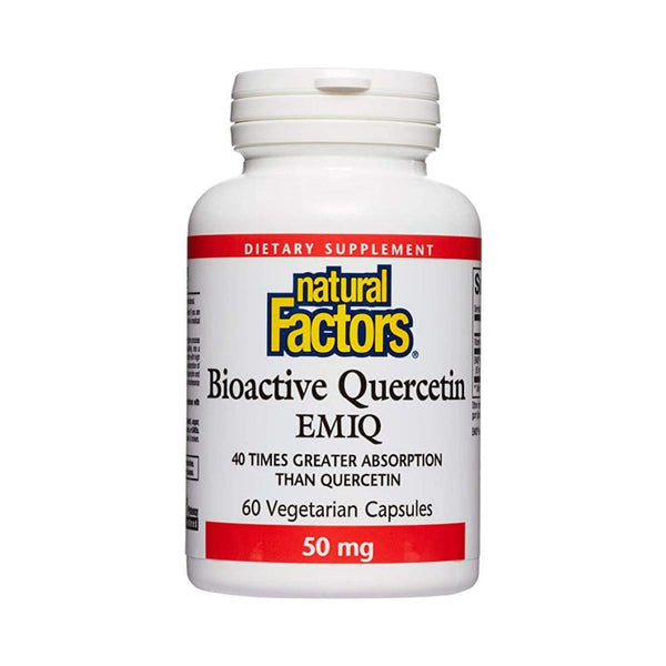 Natural Factors EMIQ Bio-Active Quercetin 50mg 60 Capsules