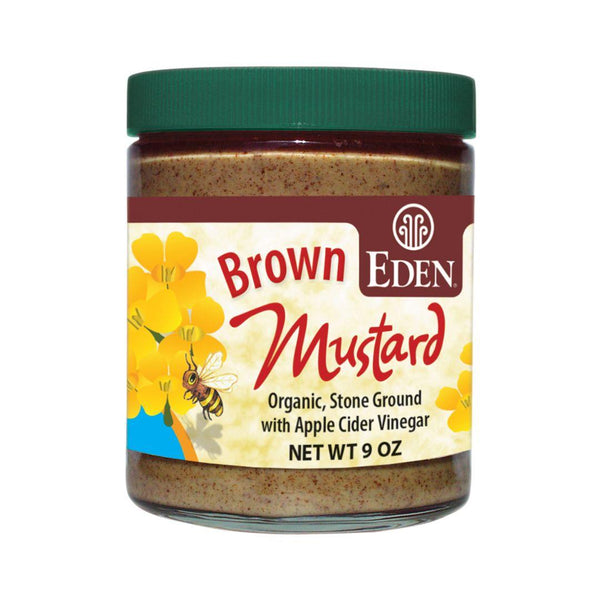 Eden Organic Stone Ground Brown Mustard - 253 mL