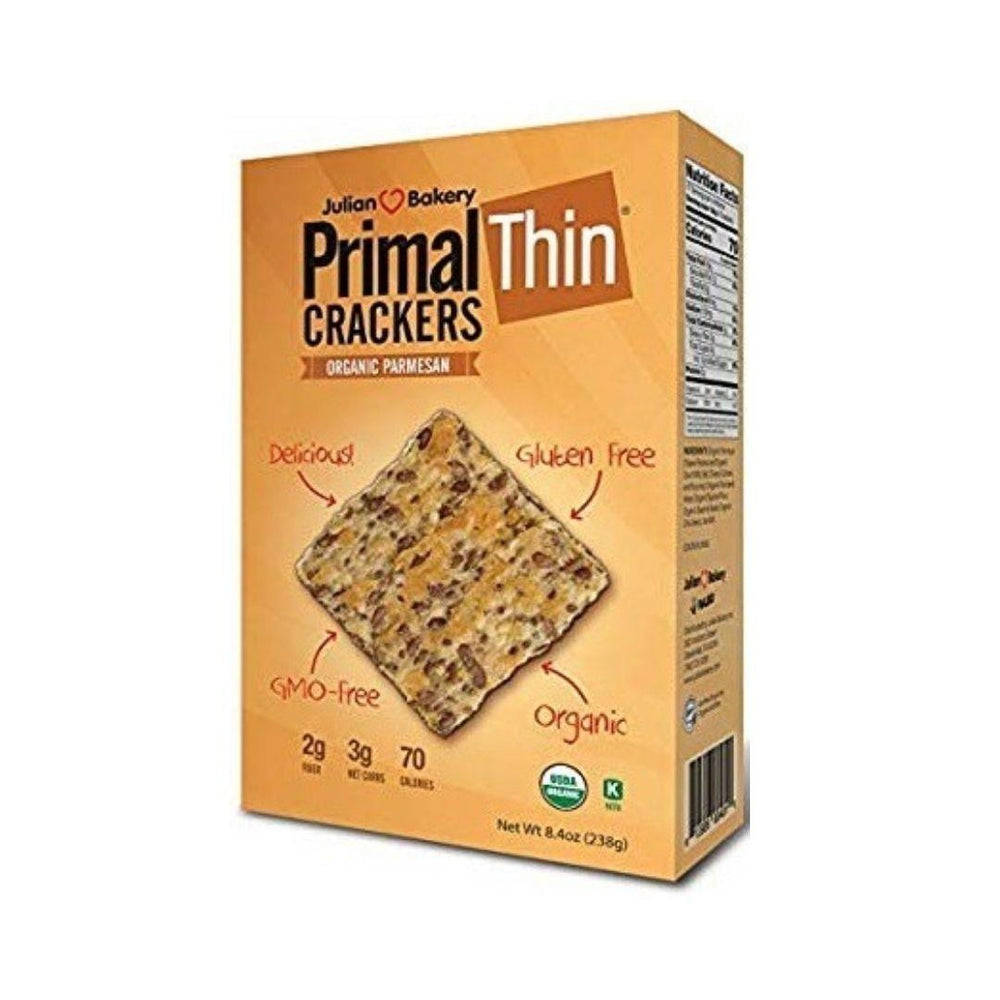 Julian Bakery Primal Thin Crackers Organic Parmesan