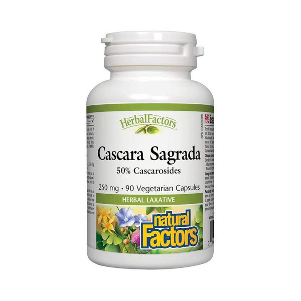 Natural Factors Cascara Sagrada 250mg 90 Capsules