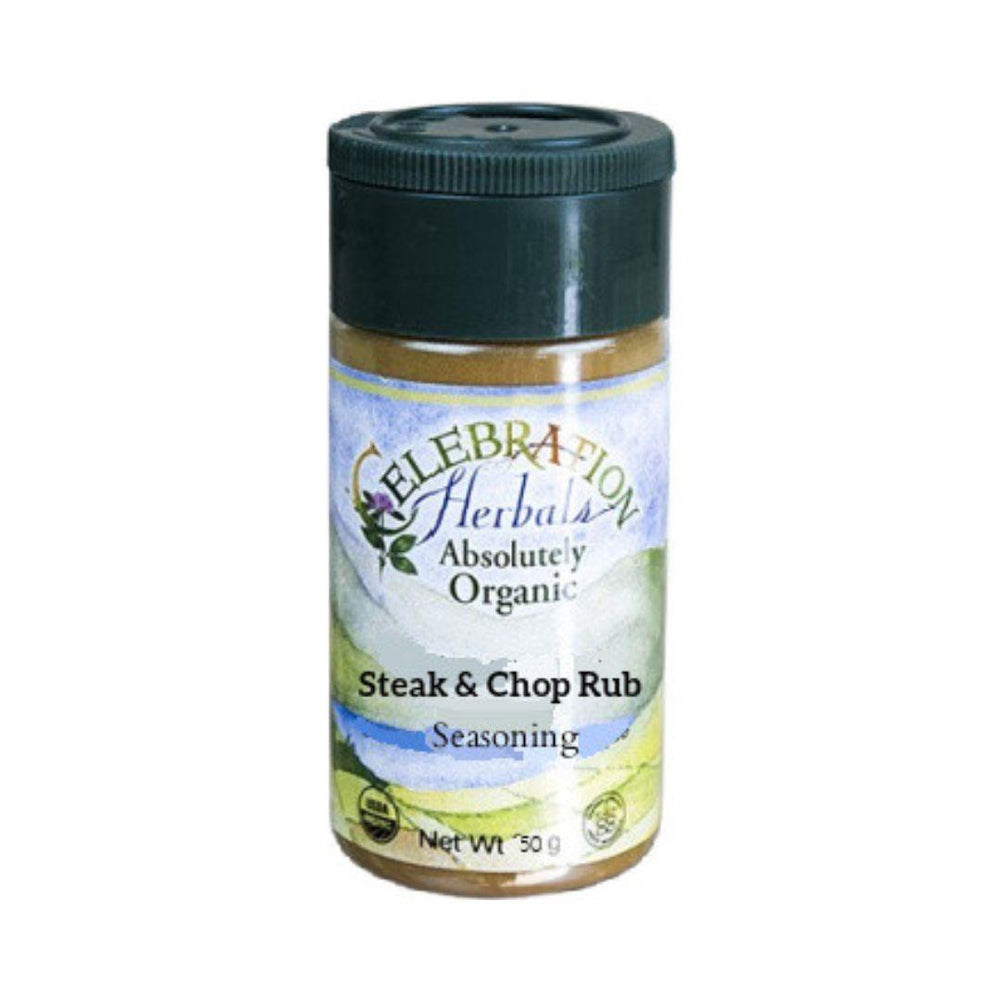 Celebration Herbals Organic Steak & Chop Rub (Seasoning) - 50 g
