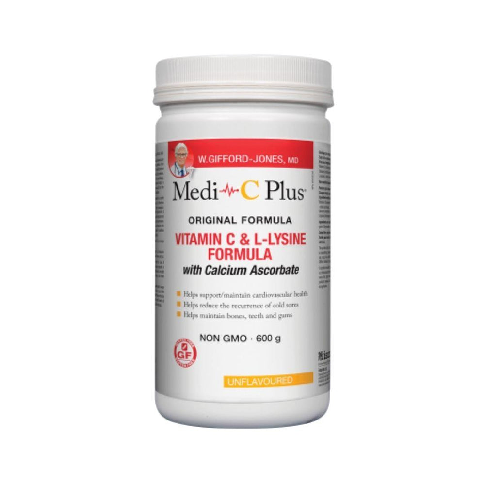 MEDI-C PLUS WITH CALCIUM ASCORBATE (UNFLAVORED) - 600G