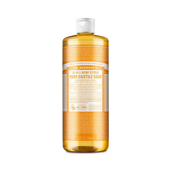Dr. Bronner's Pure-Castile Liquid Soap (Citrus) - 946 mL