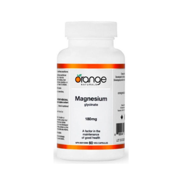 Orange magnesium bisglycinate powder - 90g