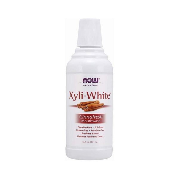 Now Xyli-White Cinnamon Mouthwash - 473 mL