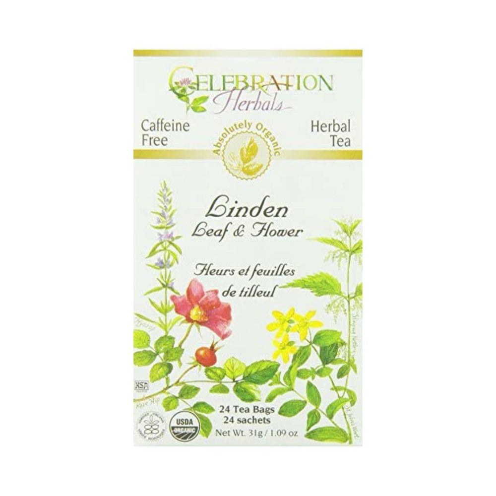 Celebration Herbals Linden Tea (Leaf & Flower) - 24 Tea Bags