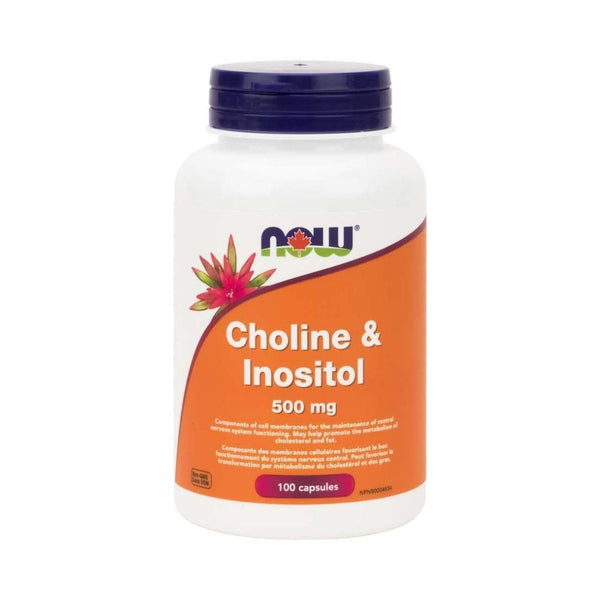 Now Choline & Inositol (500 mg) - 100 Capsules