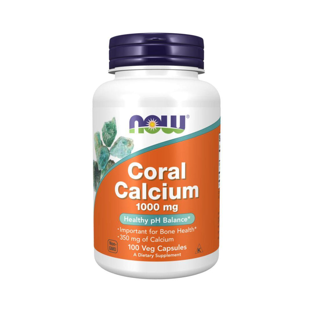 Now Coral Calcium (1000 mg) - 100 Vegetarian Capsules