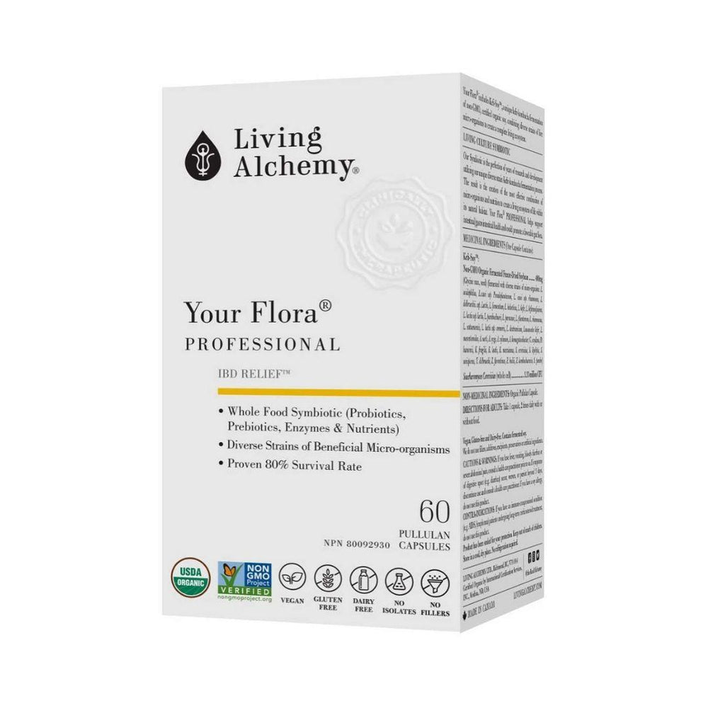 Living Alchemy Your Flora PROFESSIONAL Probiotic 60 Capsules