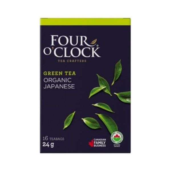 Four O'Clock Organic Japanese Green Tea - 16 Tea Bags
