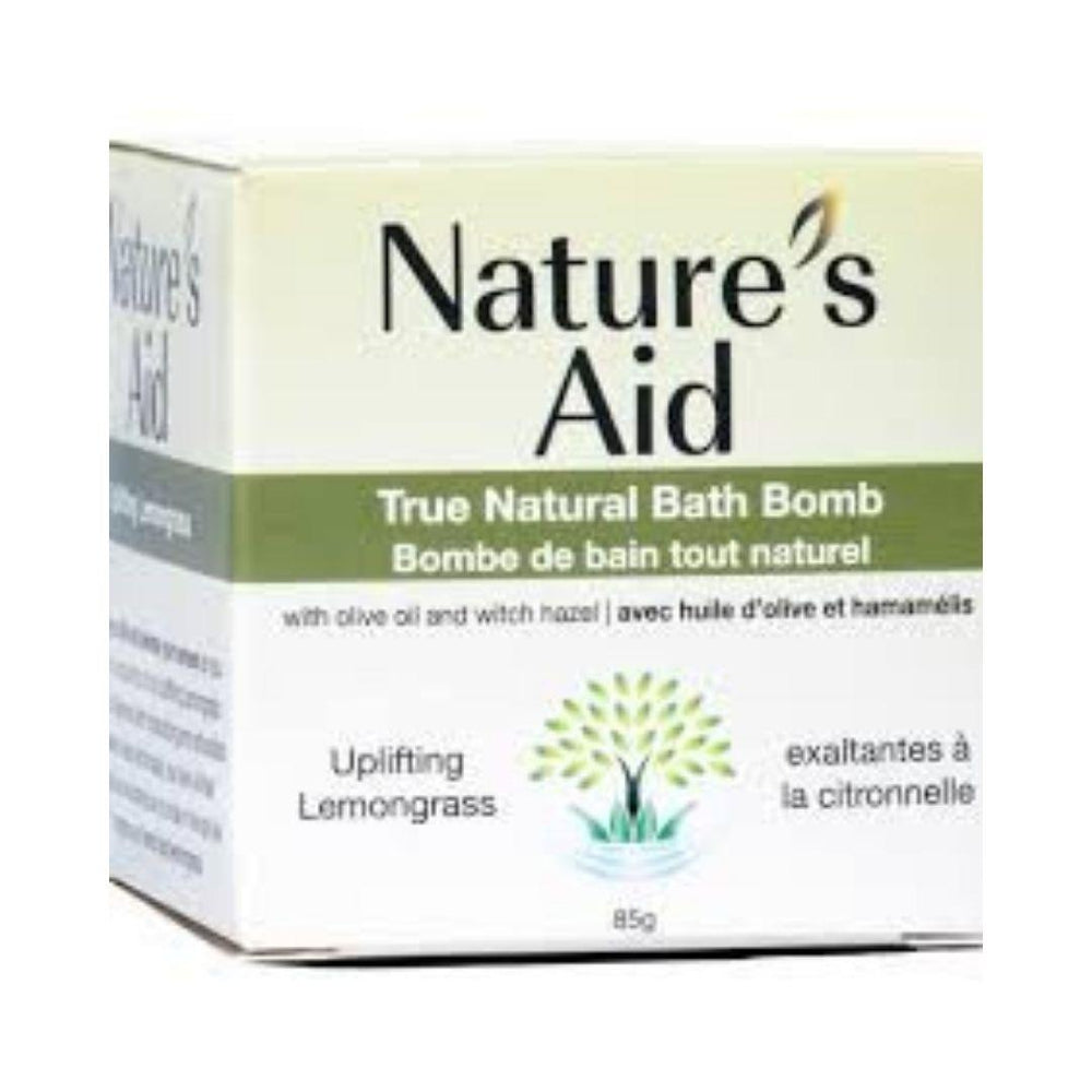Natures aid uplifting lemongrass Bath Bomb