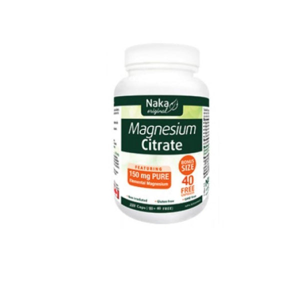 Naka Magnesium Citrate 180 Caps