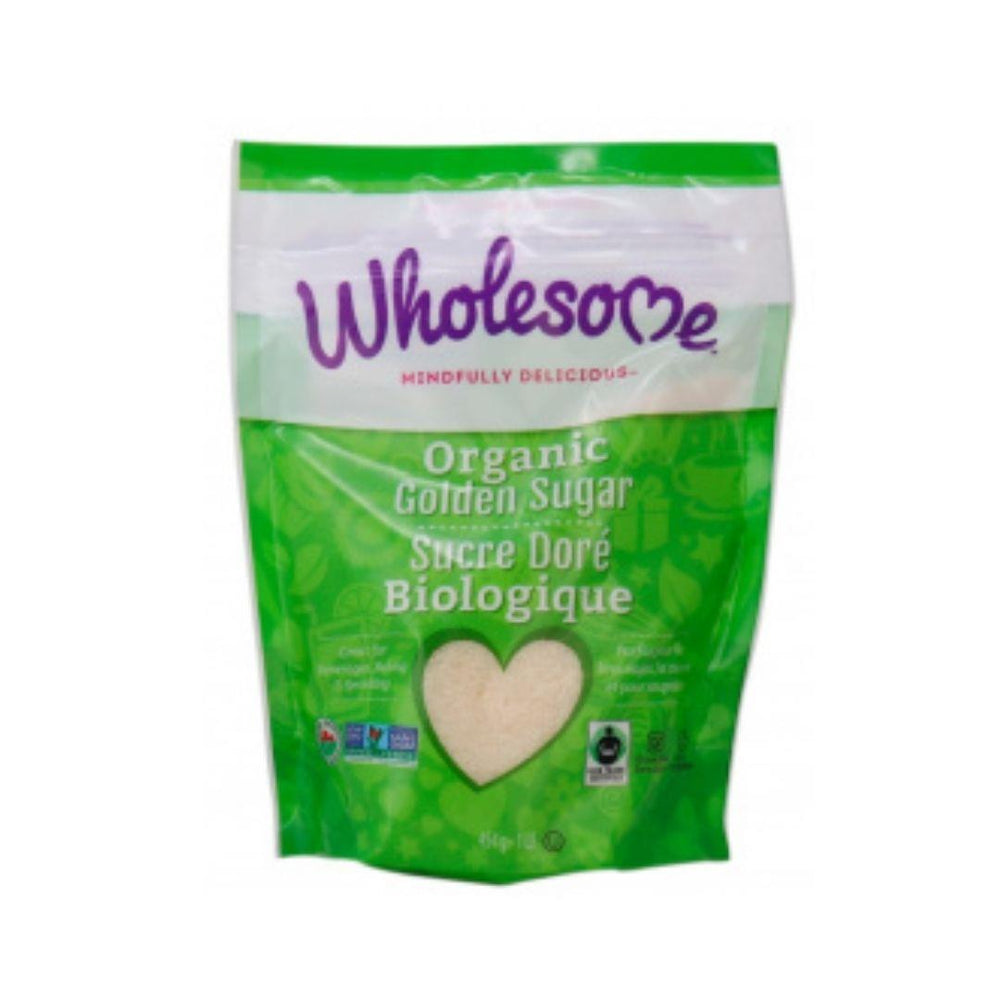 Wholesome organic golden cane sugar - 2lb