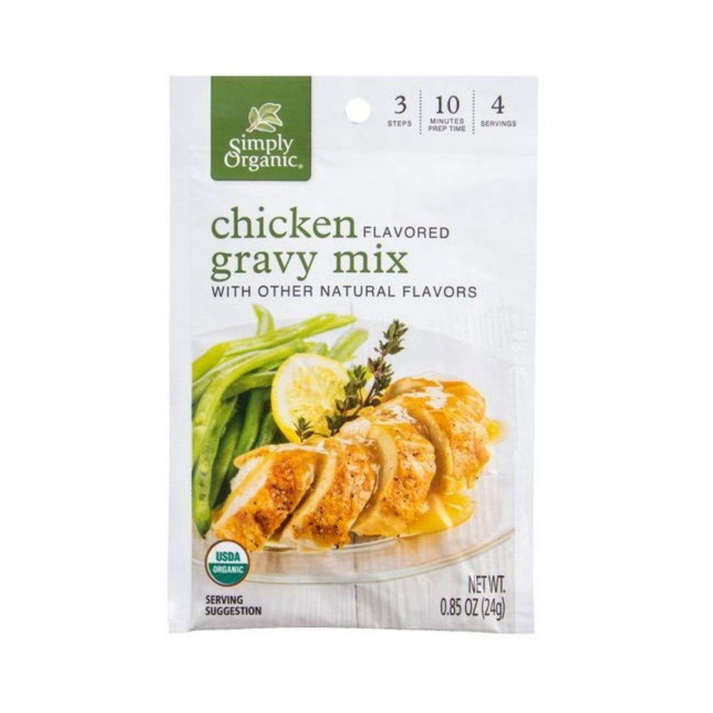Simply Organic Chicken Flavoured Gravy Mix - 24 g