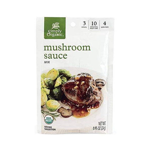 Simply Organic Mushroom Sauce Mix - 24 g