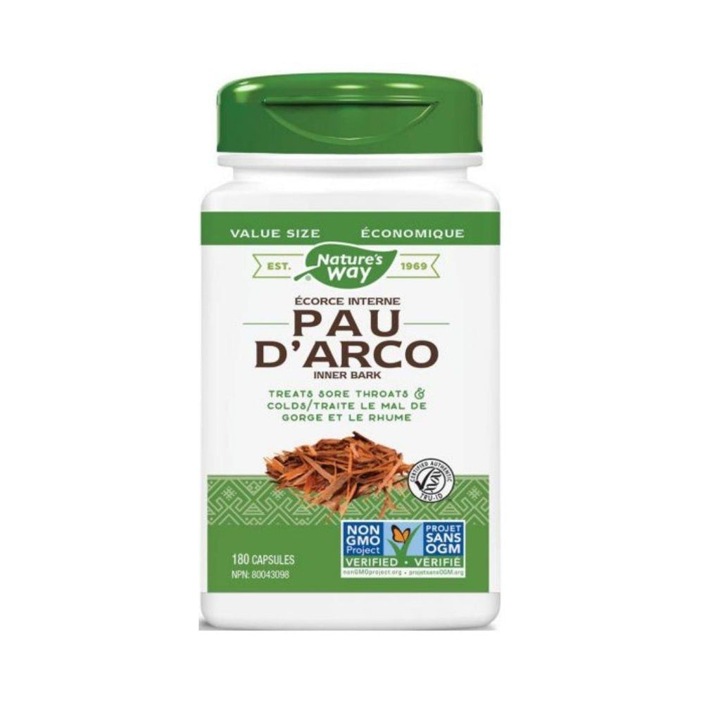 Nature's Way Pau D'Arco Inner Bark - 180 Capsules