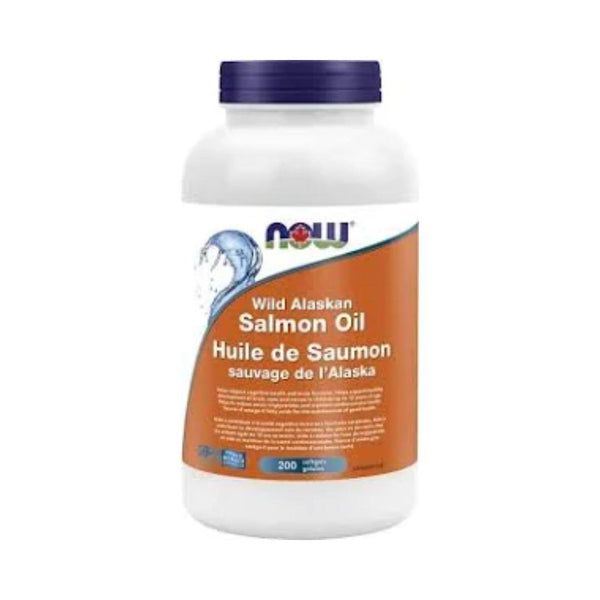 Now Wild Alaskan Salmon Oil (1000 mg) - 200 Softgels