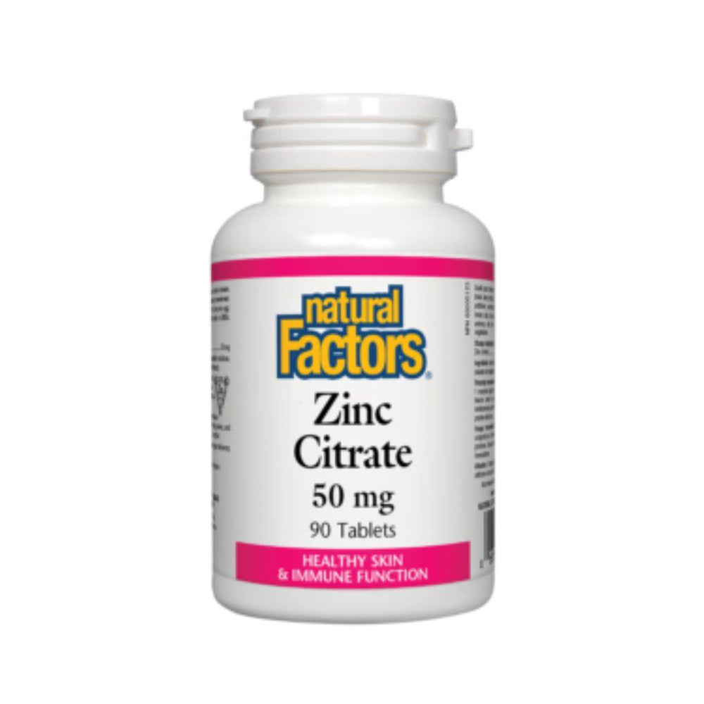 Natural Factors Zinc Citrate 50mg - 90 tabs