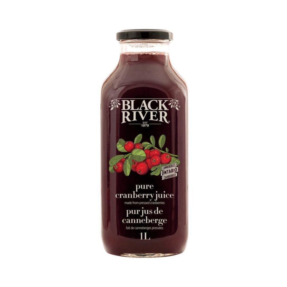 Black River Pure Organic Cranberry Juice - 1L