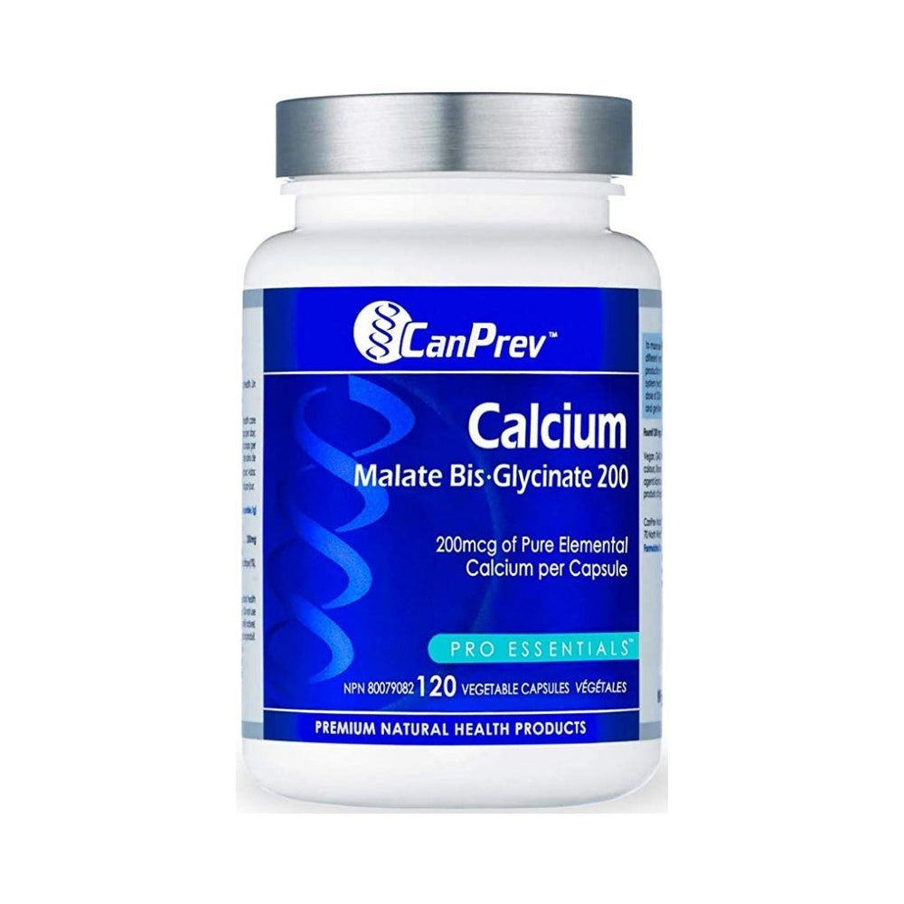CanPrev Calcium Malate Bis-Glycinate 200 - 120 Capsules
