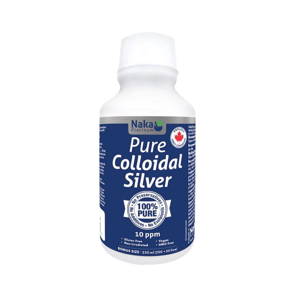 Naka Platinum Pure Colloidal Silver 10 ppm - 250 mL