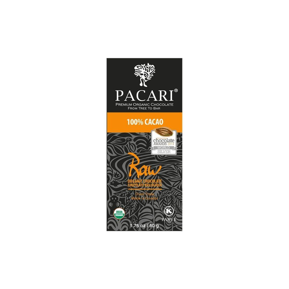 Pacari Raw Organic Chocolate - 100 % Cacao